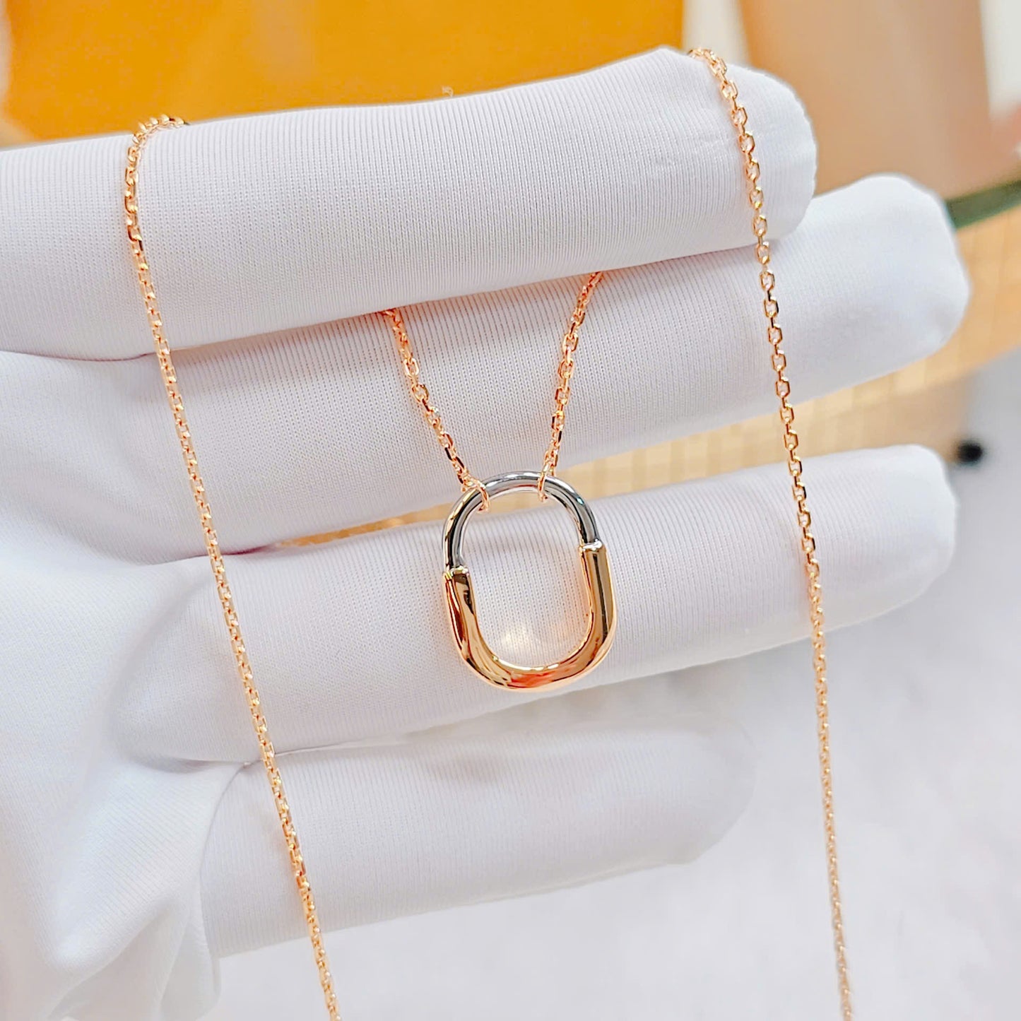 18K Gold Plated Italian 925 Sterling Silver Necklace