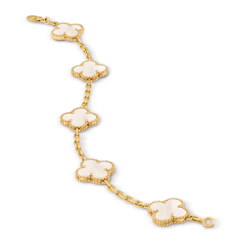 Vintage Alhambra bracelet, 5 motifs