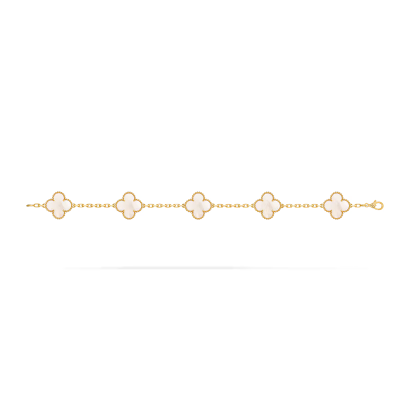 Vintage Alhambra bracelet, 5 motifs