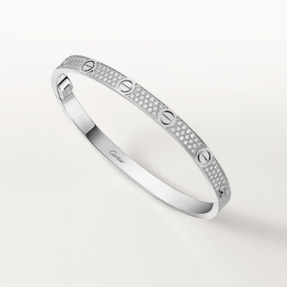 LOVE Bracelet – Classic Model, Paved, 925 Sterling Silver