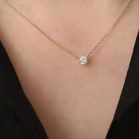 Elegant 18K Gold Plated Necklace crafted in S925 Silver