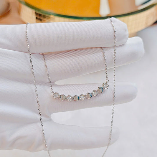 Elegant Italian 925 Sterling Silver Pendant Necklace