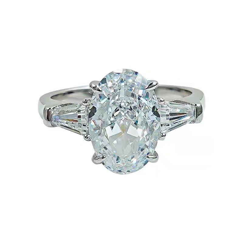 Italian Silver Ring with Sophisticated Oval Design